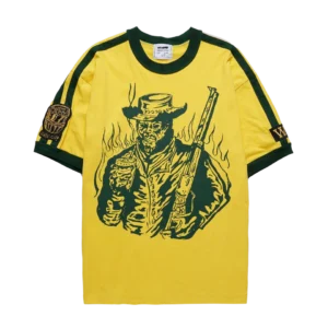 Gaucho Striped Ringer Shirt - Yellow/Green