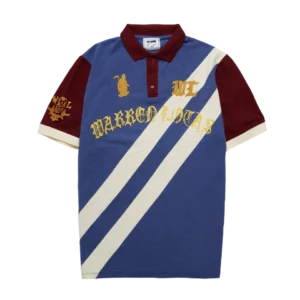 Reaper Academy Polo - Blue/Cream/Burgundy